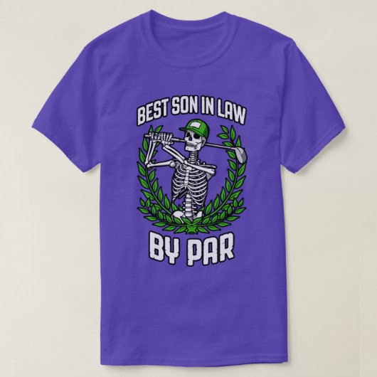 T-shirt Meilleur Fils En Droit Par Par Golf Funny Golf Ske (Design devant)