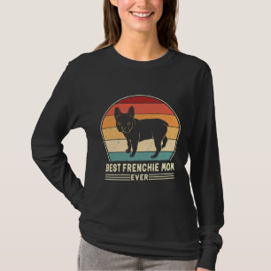 T-shirt Meilleur Français Maman Jamais Rétro Français Chie