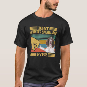 T-shirt Meilleur Français Springer Spaniel Papa Jamais Vi