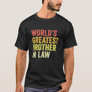 T-shirt Meilleur Frère En Droit Frère En Droit