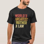 T-shirt Meilleur Frère En Droit Frère En Droit (Devant)