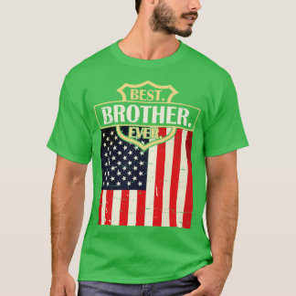 T-shirt Meilleur Frère Joyeux Père Parent Vacat D'Été