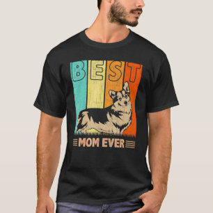 T-shirt Meilleur Gallois Corgi Chien Maman Jamais Rétro Gr