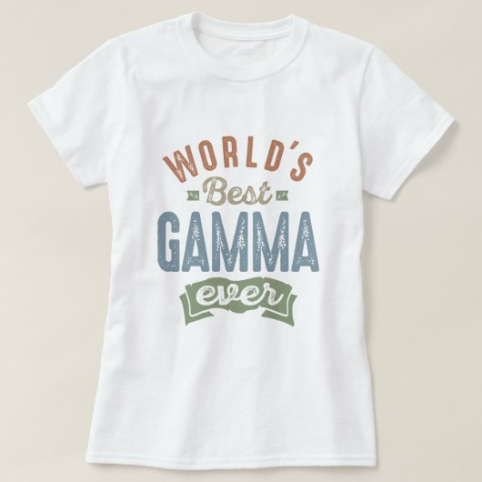 T-shirt Meilleur Gamma (Design devant)