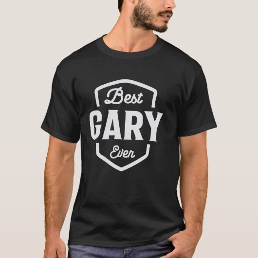 T-shirt Meilleur Gary Nom Éternel Gary (Devant)