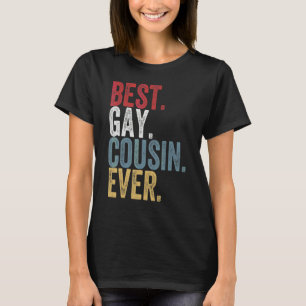 T-shirt Meilleur Gay Cousin Jamais Lgbt Pride Costume de f