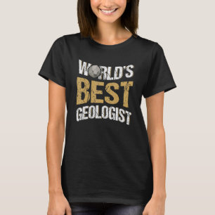 T-shirt Meilleur géologue géologique du monde
