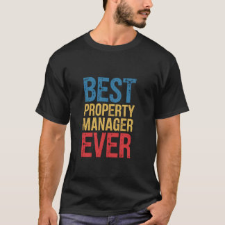 T-shirt Meilleur gestionnaire de biens immobiliers jamais
