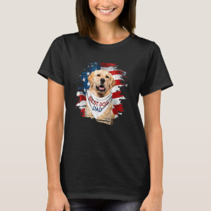 T-shirt Meilleur Golden Retriever Chien Papa mignon Usa Dr