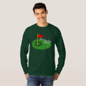 T-shirt Meilleur Golf Lover Chien Papa Golf Cadeau (Devant entier)