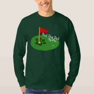 T-shirt Meilleur Golf Lover Chien Papa Golf Cadeau