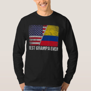 T-shirt Meilleur Grampa Fête des pères de la Colombie Us D