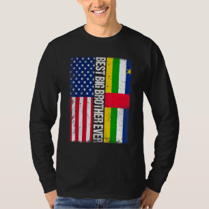 T-shirt Meilleur Grand Frère Jamais Américain Rep Centrafr
