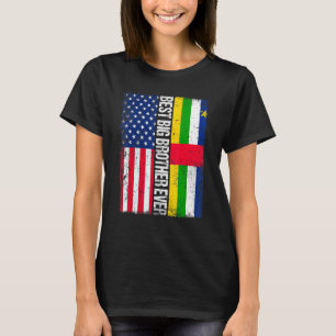 T-shirt Meilleur Grand Frère Jamais Américain Rep Centrafr