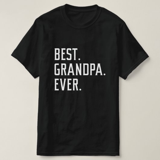 T-shirt Meilleur Grand-Père (Design devant)