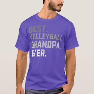T-shirt Meilleur Grand-Père De Volley-Ball Jamais Pour Les