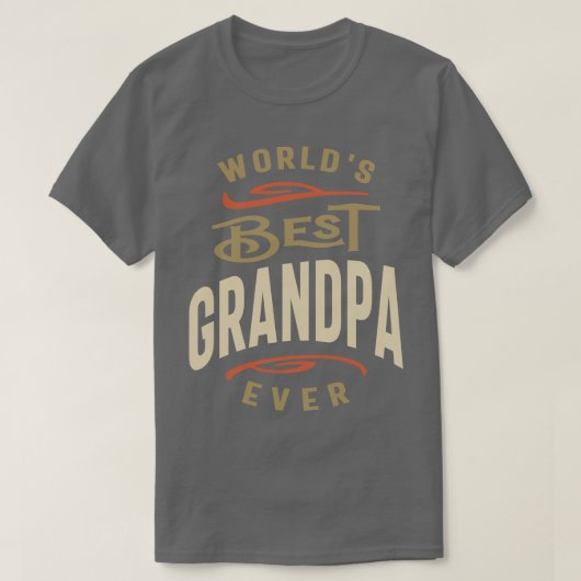 T-shirt Meilleur Grand-Père Jamais Drôle (Design devant)
