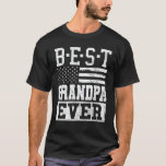 T-shirt Meilleur grand-père jamais Fête des pères du drape<br><div class="desc">Une belle et drôle idée de don pour ton papa ou grand-père,  beau-père en fête des pères ou anniversaire,  faire-part de grossesse,  Fête des grands-parents peut aussi être un joli cadeau de Thanksgiving ou un cadeau de Noël ou un cadeau du 4 juillet pour un grand-père chevronné.</div>