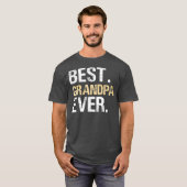 T-shirt Meilleur grand-père jamais graphique Grande Fête d (Devant entier)