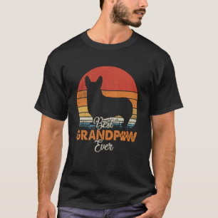 T-shirt Meilleur Grand-Père Pembroke Welsh Corgi Grand-pap
