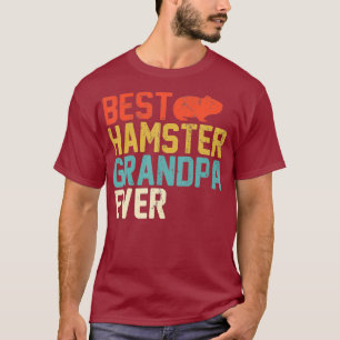 T-shirt Meilleur HAMSTER Grand-père Jamais Rétro Chemise G