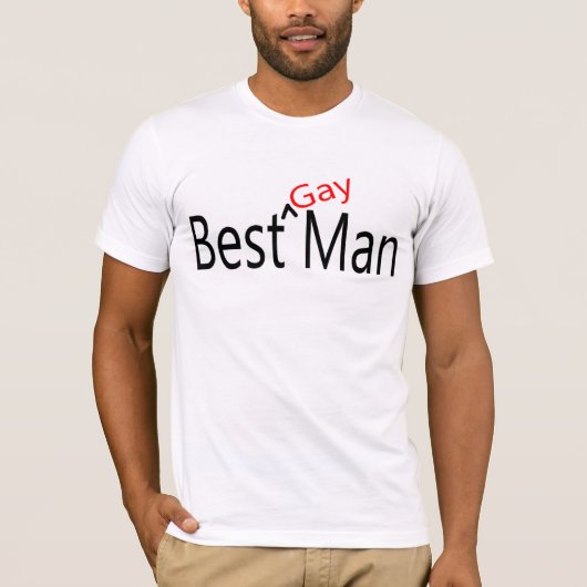 T-shirt Meilleur homme gay (Devant)