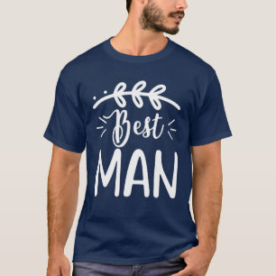 T-shirt Meilleur homme mignon Mariage jumelant les jeunes