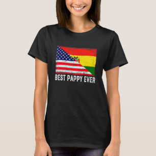 T-shirt Meilleur Hommes Jour Bolivie Drapeau Patriotique P