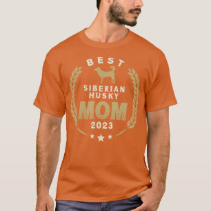 T-shirt Meilleur Husky Sibérien Maman 2023 Cute Husky Chie