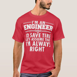 T-shirt Meilleur Ingénieur Art Pour Hommes Femmes Ingénier