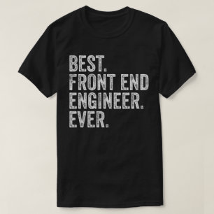 T-shirt Meilleur ingénieur frontal