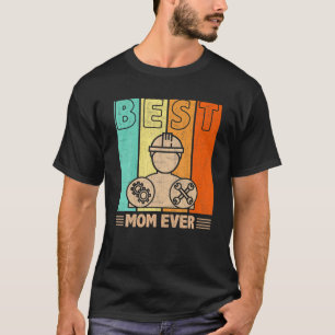 T-shirt Meilleur Ingénieur Mécanique Maman Jamais Graphiqu