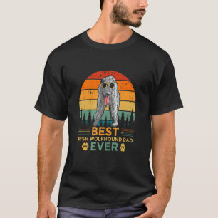 T-shirt Meilleur Irlandais Wolfhop Papa Jamais Gros