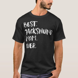 T-shirt Meilleur Jackshund Maman jamais