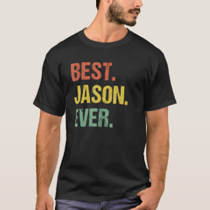 T-shirt Meilleur Jason Ever Retro Funny Nom Humour Surnom