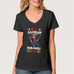 T-shirt Meilleur Javelin Thrower Jailler Jeu Hobby