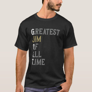 T-shirt Meilleur Jim de tous les temps GOAT Jim