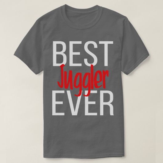 T-shirt Meilleur Jongleur jamais 2 (Design devant)