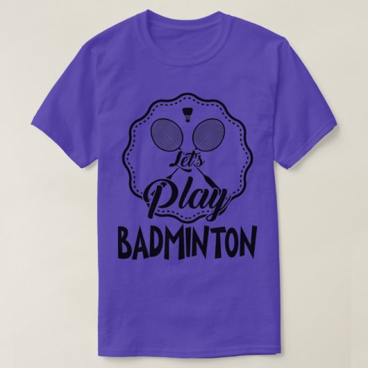 T-shirt Meilleur joueur de badminton 4 (Design devant)