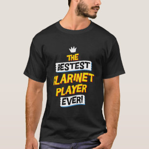 T-shirt Meilleur joueur de clarinette, métier drôle