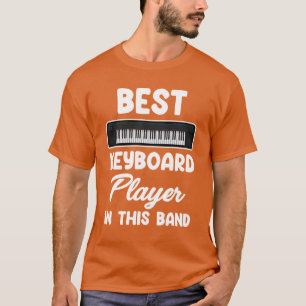 T-shirt Meilleur joueur de clavier dans son groupe Waltz f
