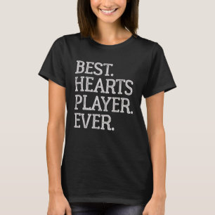 T-shirt Meilleur joueur de coeur Jeu de carte de coeur tou
