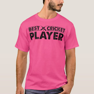 T-shirt Meilleur joueur de cricket joueur de cricket