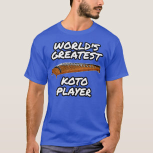 T-shirt Meilleur joueur de Koto dans le monde Musicien jap
