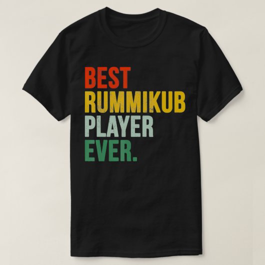 T-shirt Meilleur Joueur Rummikub  (Design devant)