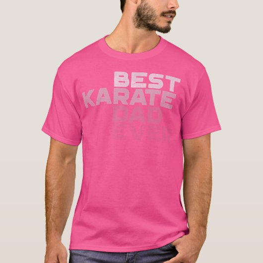 T-shirt Meilleur Karaté Papa Jamais Karate Chemises (Devant)