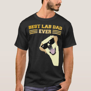 T-shirt Meilleur Lab Papa jamais Labrador Golden Retriers