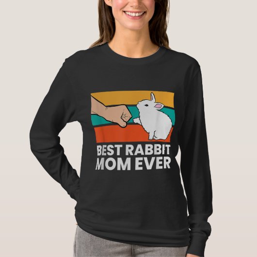 T-shirt Meilleur Lapin Maman Jamais Mignonne Lapin Lapin M (Devant)