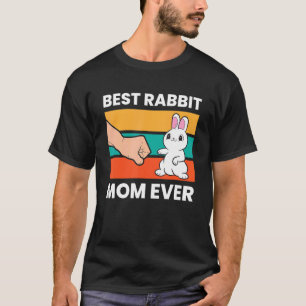 T-shirt Meilleur Lapin Maman Jamais Rabbit