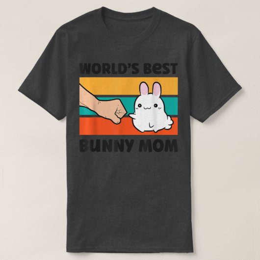 T-shirt Meilleur lapin maman lapin mignonne lapin lapin du (Design devant)